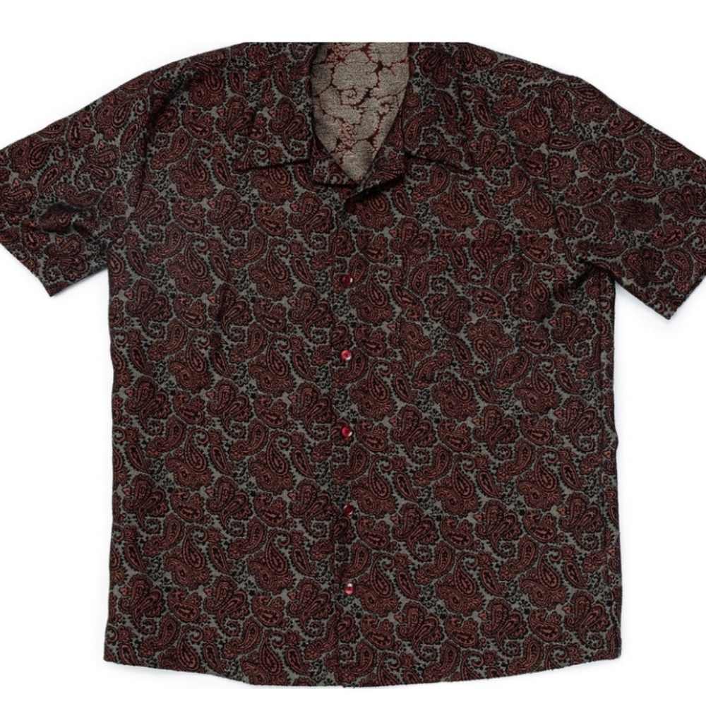 The Thompson Shirt (Orange/Grey/Black